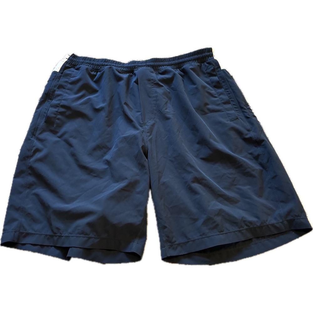 Birddogs Boom Long Navy Blue Athletic Shorts Built-in Liner Mens XXL 9" Inseam